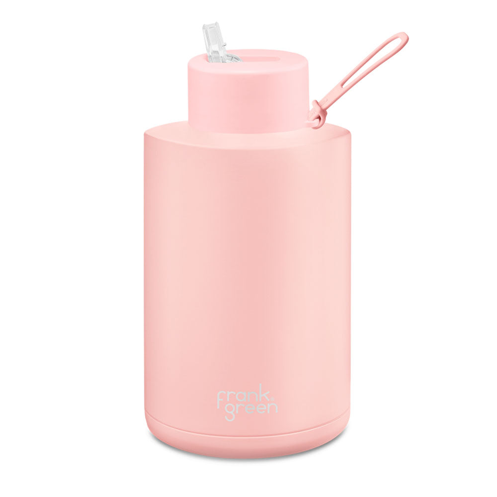 Frank Green 68oz / 2L Ceramic Straw Lid Bottle - Blushed