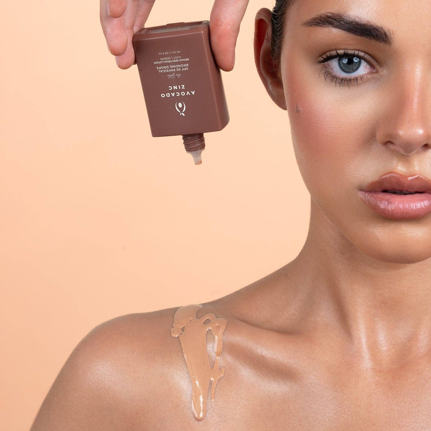 Avocado Zinc - SPF 50 Physical Bronzing Drops