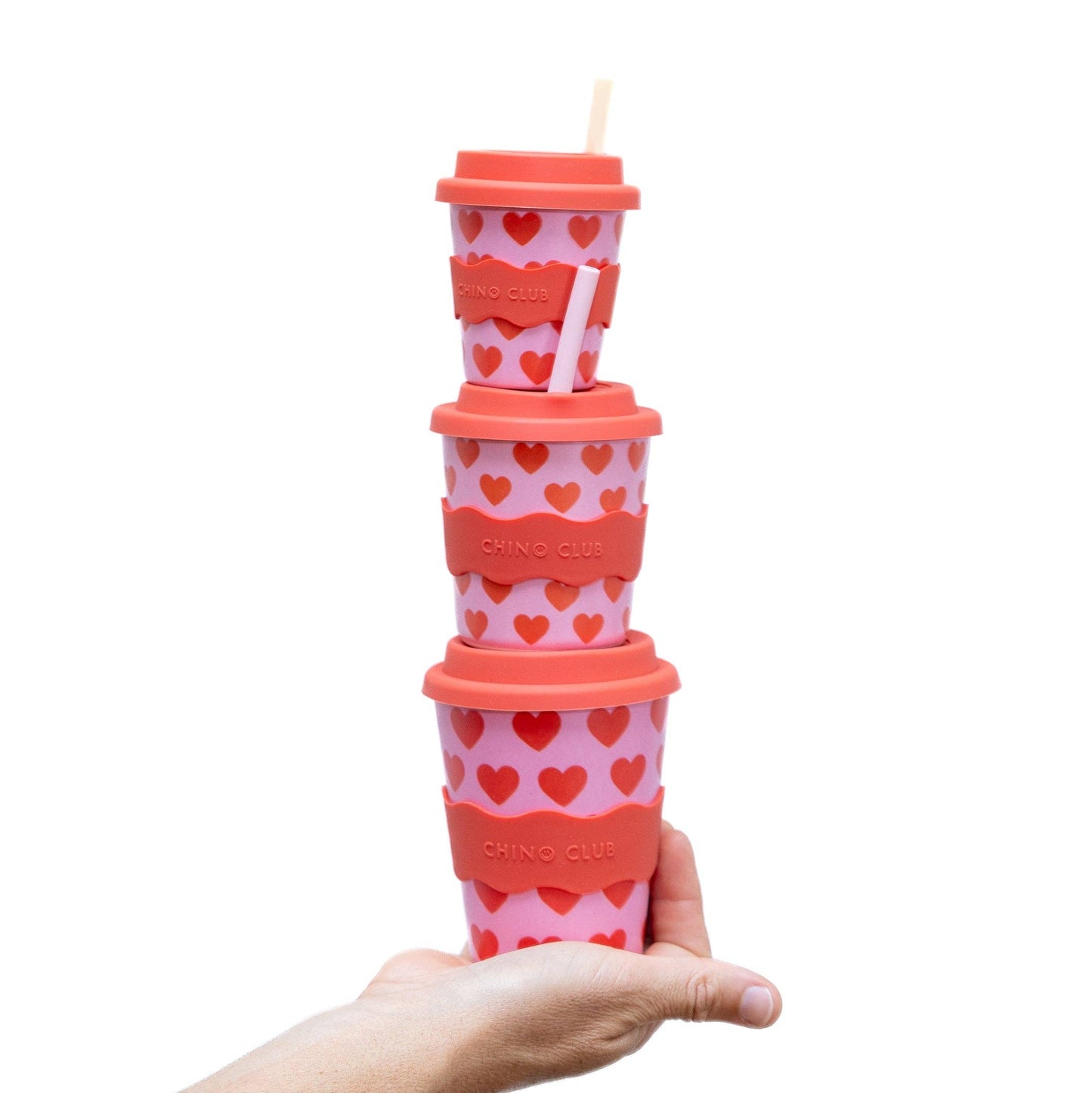 Chino Club - Hearts Babychino Cup 4oz