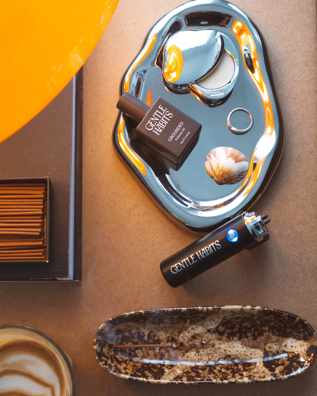 Gentle Habits - The Collector Ceramic Holder - Chocolate