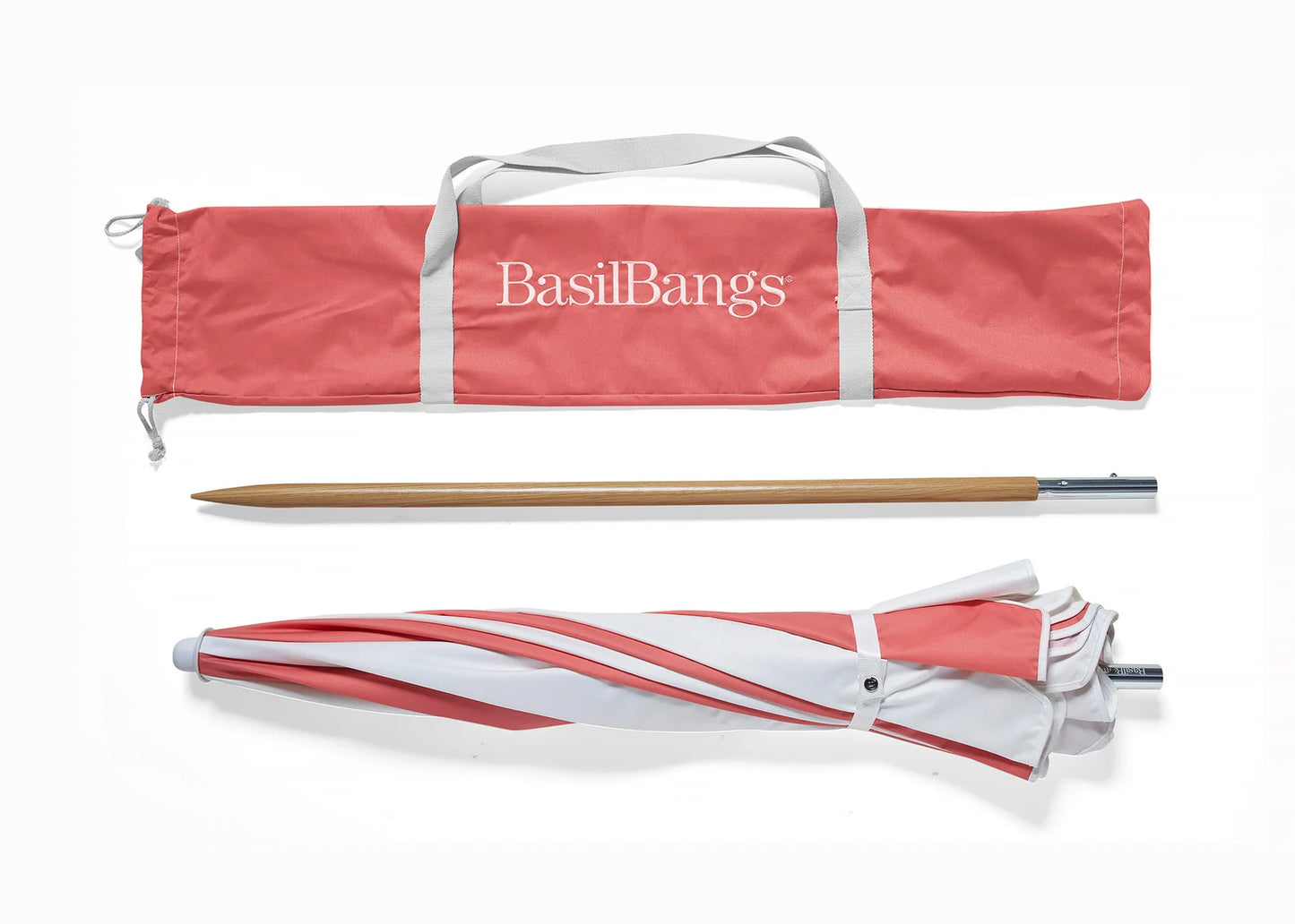 Basil Bangs - The Weekend Umbrella - Coral
