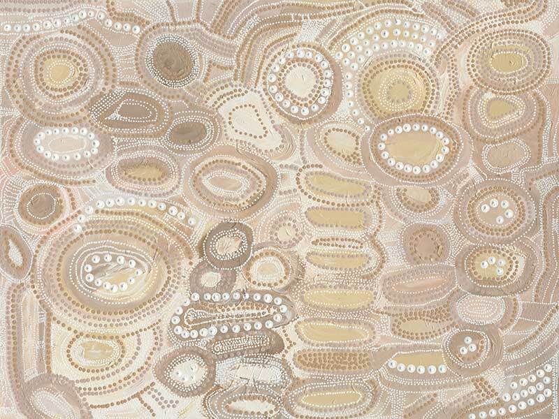 Marramarra Canvas Aboriginal Art Print- Amanda Hinkelmann
