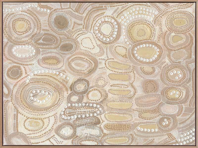 Marramarra Canvas Aboriginal Art Print- Amanda Hinkelmann