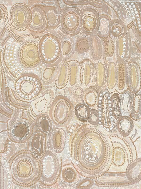 Marramarra Canvas Aboriginal Art Print- Amanda Hinkelmann