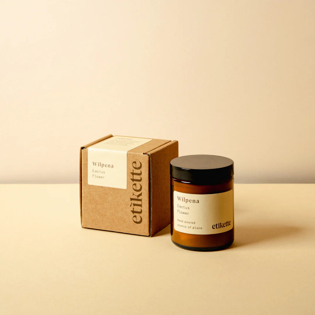 Etikette Candle - Wilpena in Cactus Flower