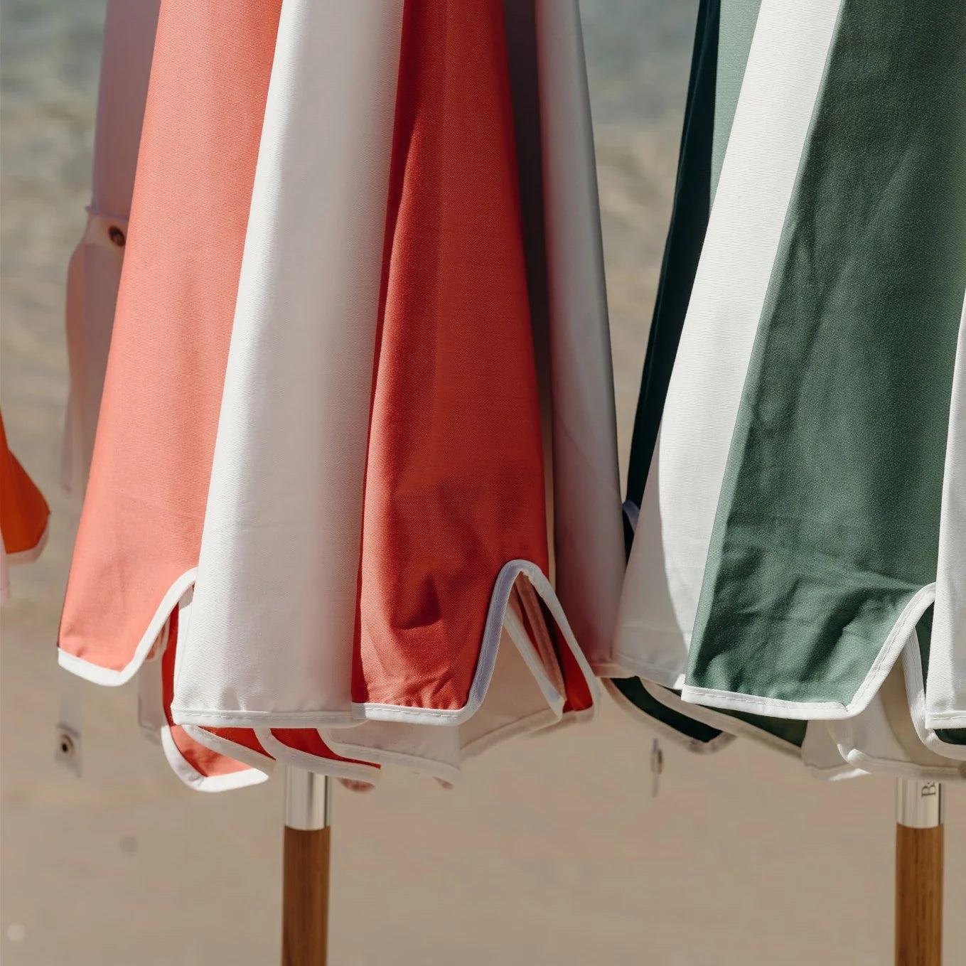 Basil Bangs - The Weekend Umbrella - Coral