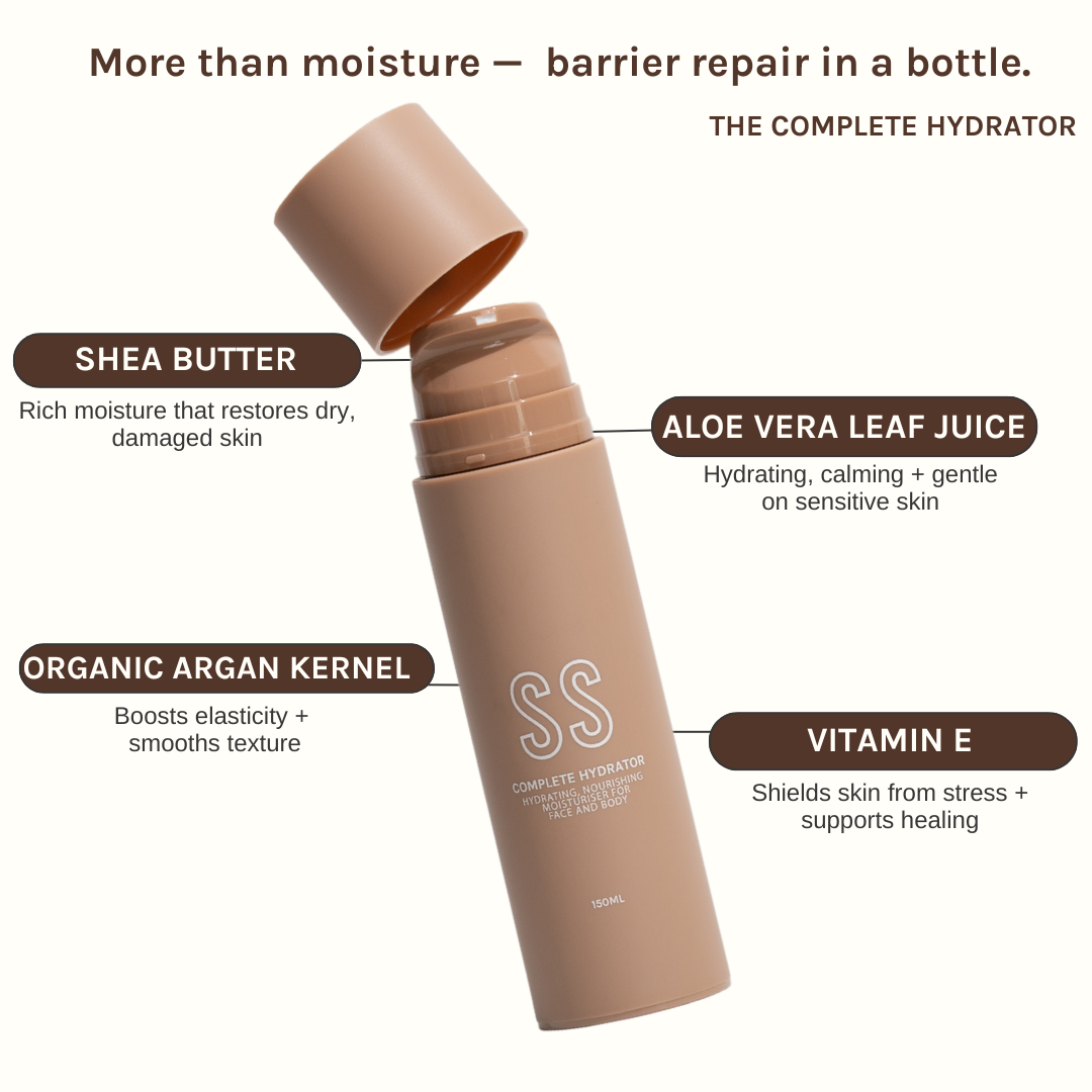 Summer Skin Australia - The Complete Hydrator |
Deep hydration for face and body