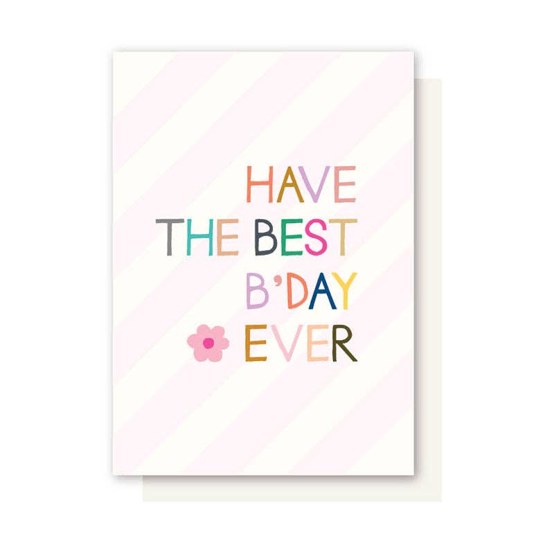 Elly Oak - BEST BIRTHDAY CARD