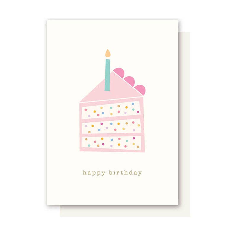 Elly Oak - SLICE OF CAKE BIRTHDAY CARD