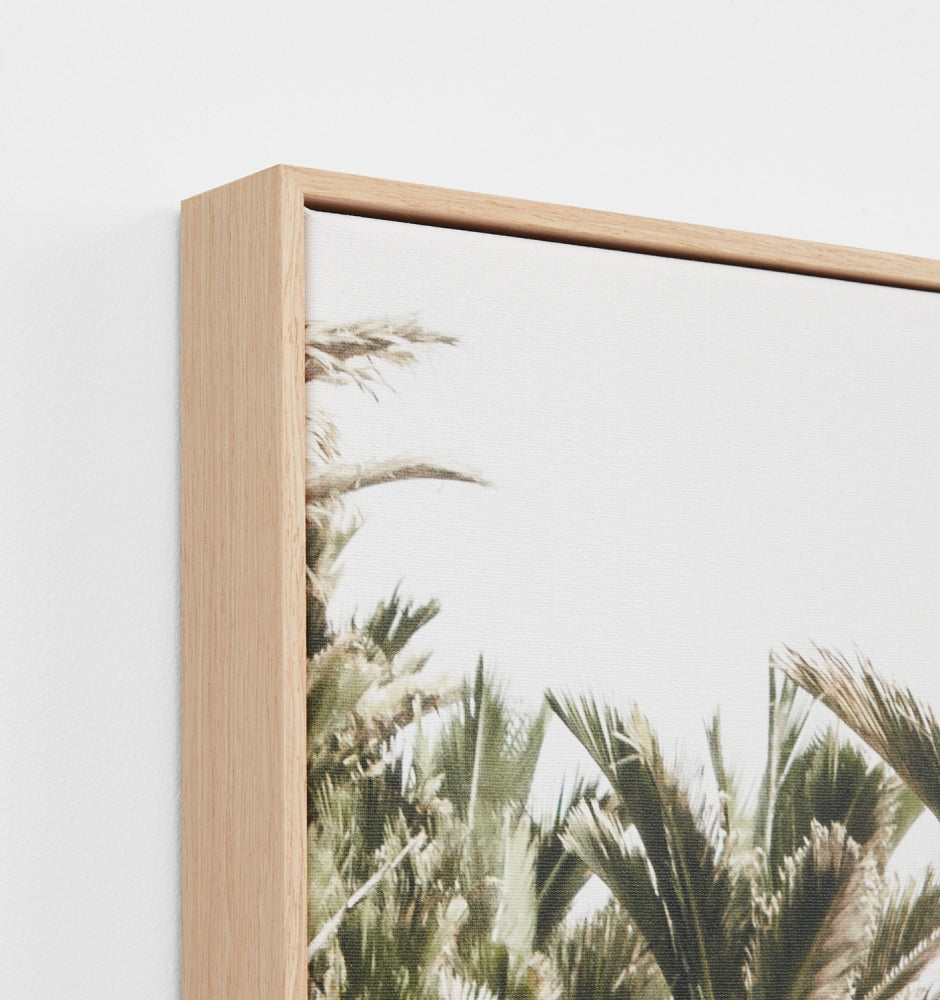 Jungle Shoreline Framed Canvas