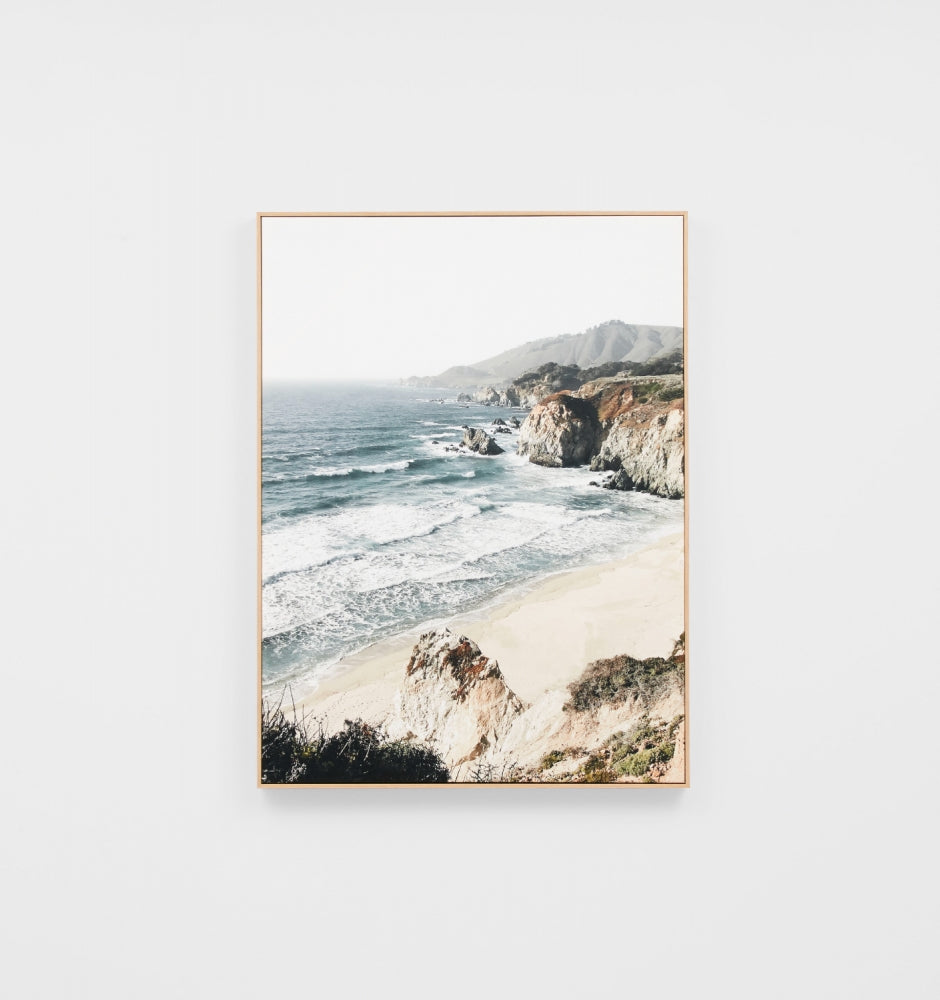 Surf Vista Framed Canvas