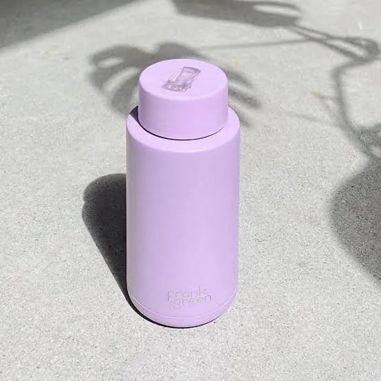 Frank Green 34oz / 1000ml Ceramic Straw Lid Bottle - Lilac haze