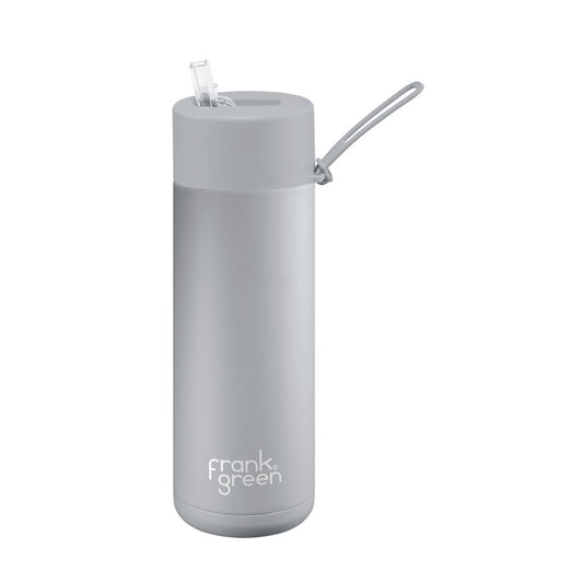 Frank Green 20oz / 595ml Ceramic Straw Lid Bottle - Harbour Mist