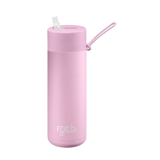 Frank Green 20oz / 595ml Ceramic Straw Lid Bottle - Lilac Haze