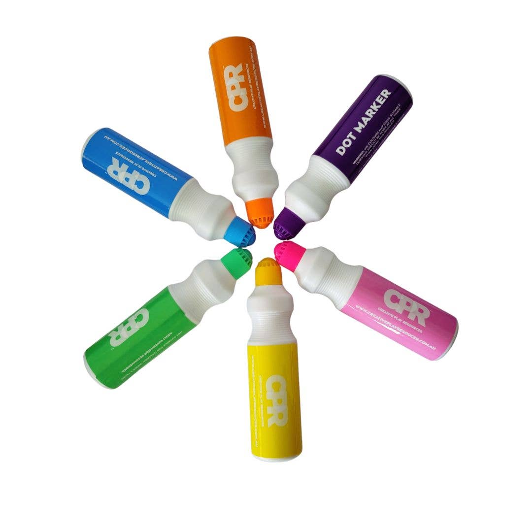 Creative Play Resources - Dot Markers - 6 pack