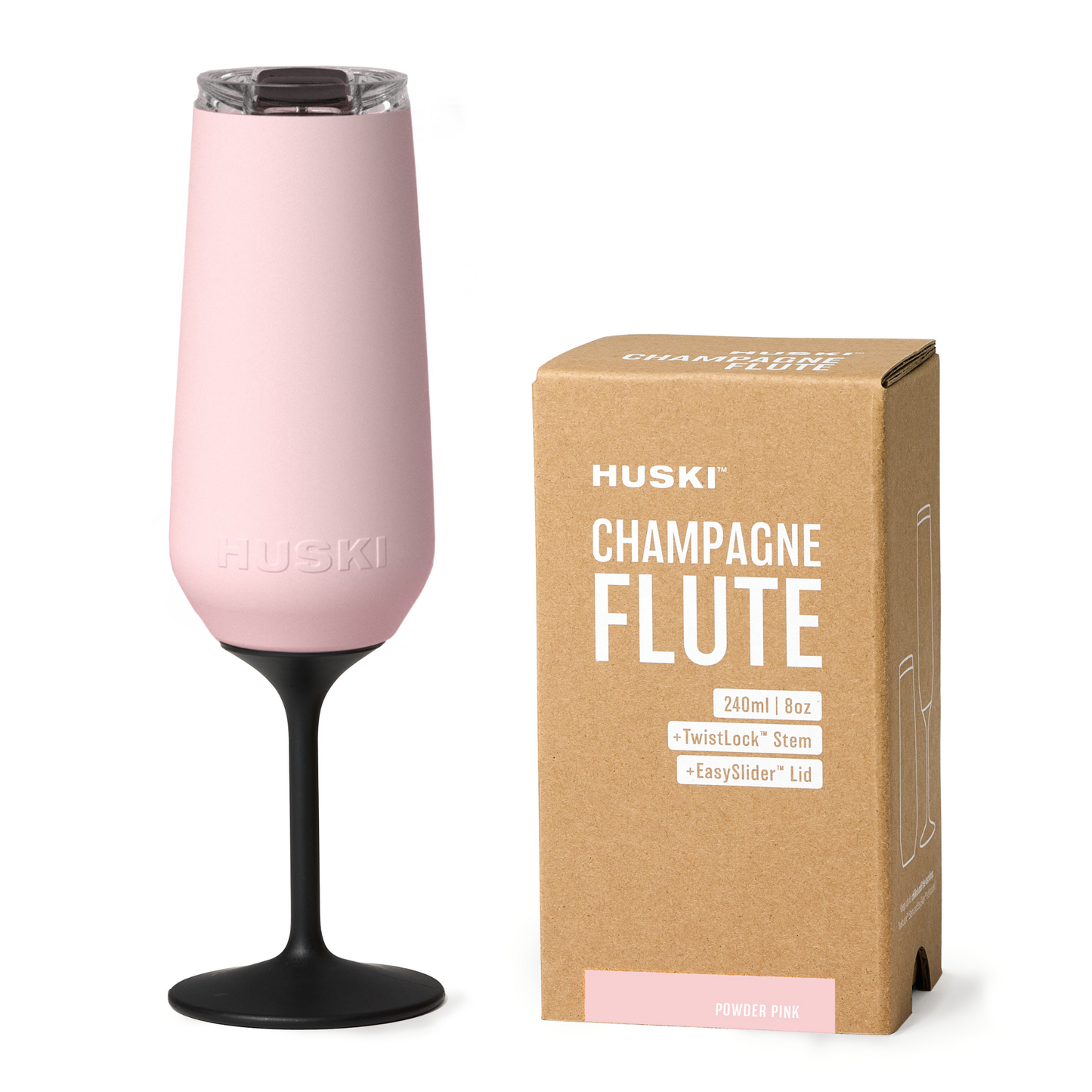 Huski - Huski Champagne Flute - Powder Pink