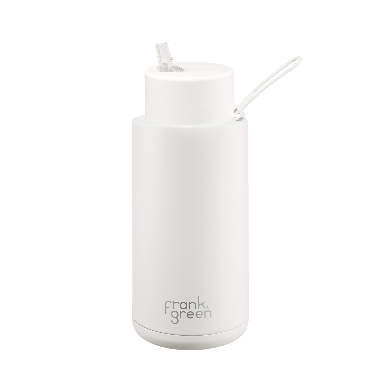 Frank Green 34oz / 1000ml Ceramic Straw Lid Bottle - Cloud