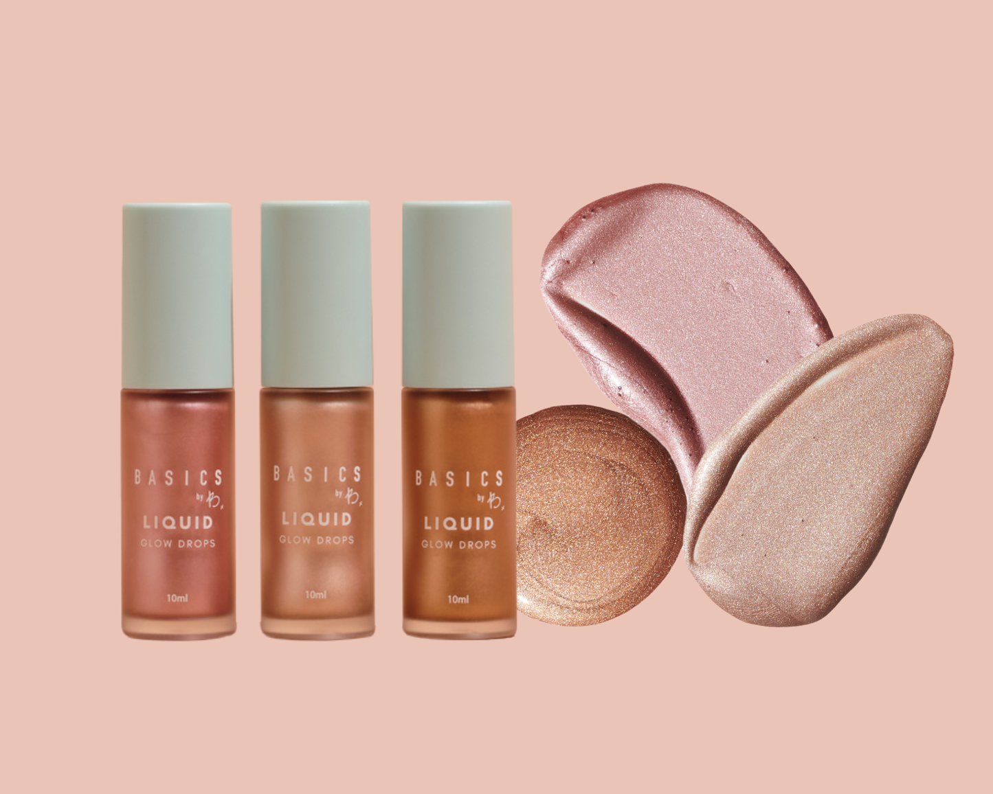 Basics By B - Liquid Glow Drops: Marbella (pink)