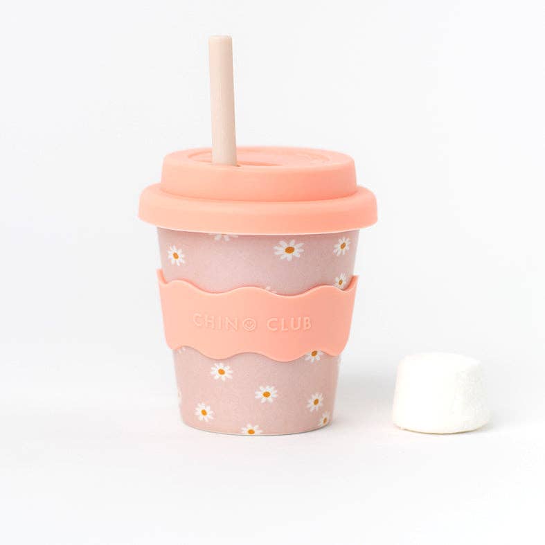Chino Club - Pink Daisy Babychino Cup 4oz
