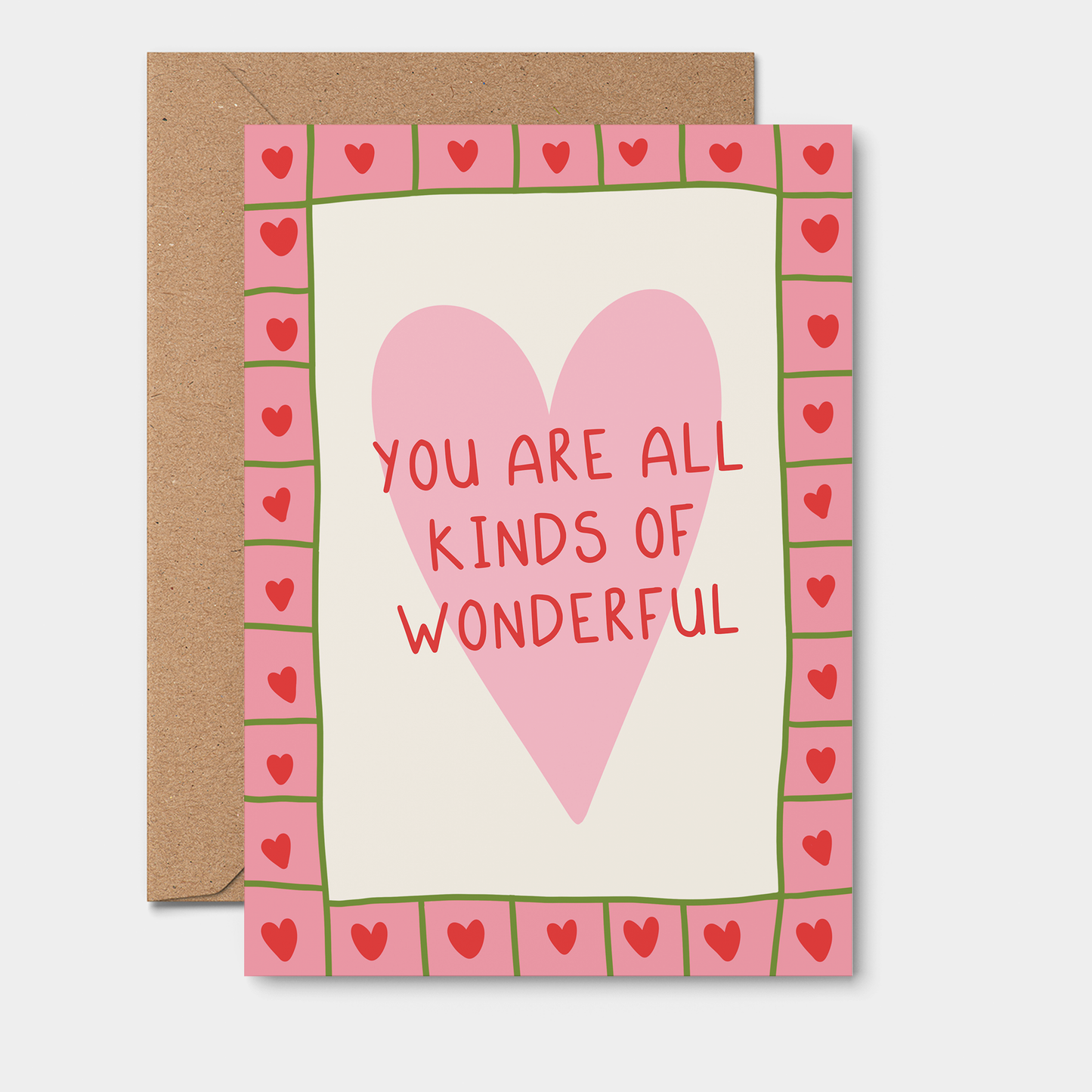 From Rosalie -  All Kinds Of Wonderful | Thank You Card | Everyday Card