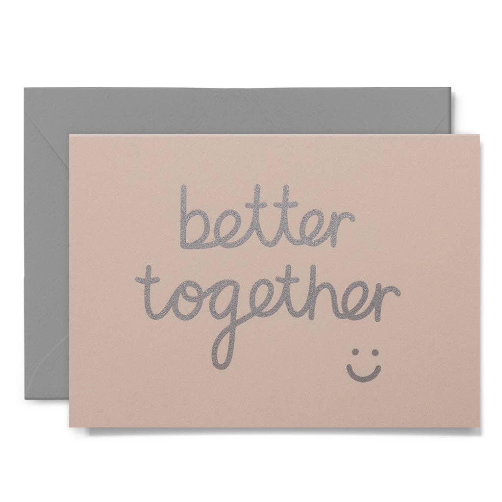 Me & Amber - BETTER TOGETHER - various colours: Neon pink on pink card / Wholesale