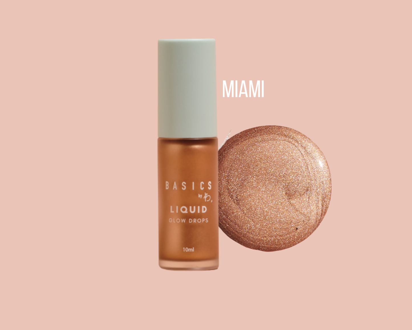 Basics By B - Liquid Glow Drops: Marbella (pink)