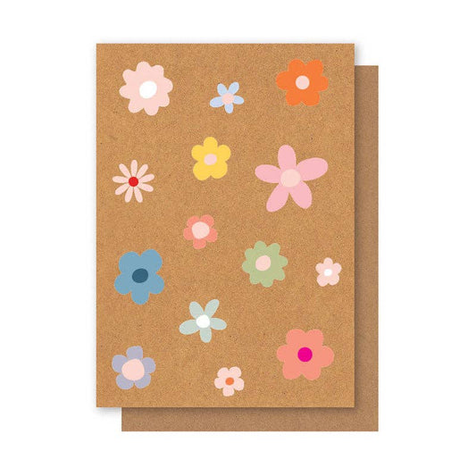 Elly Oak - SCATTERED FLOWERS CARD