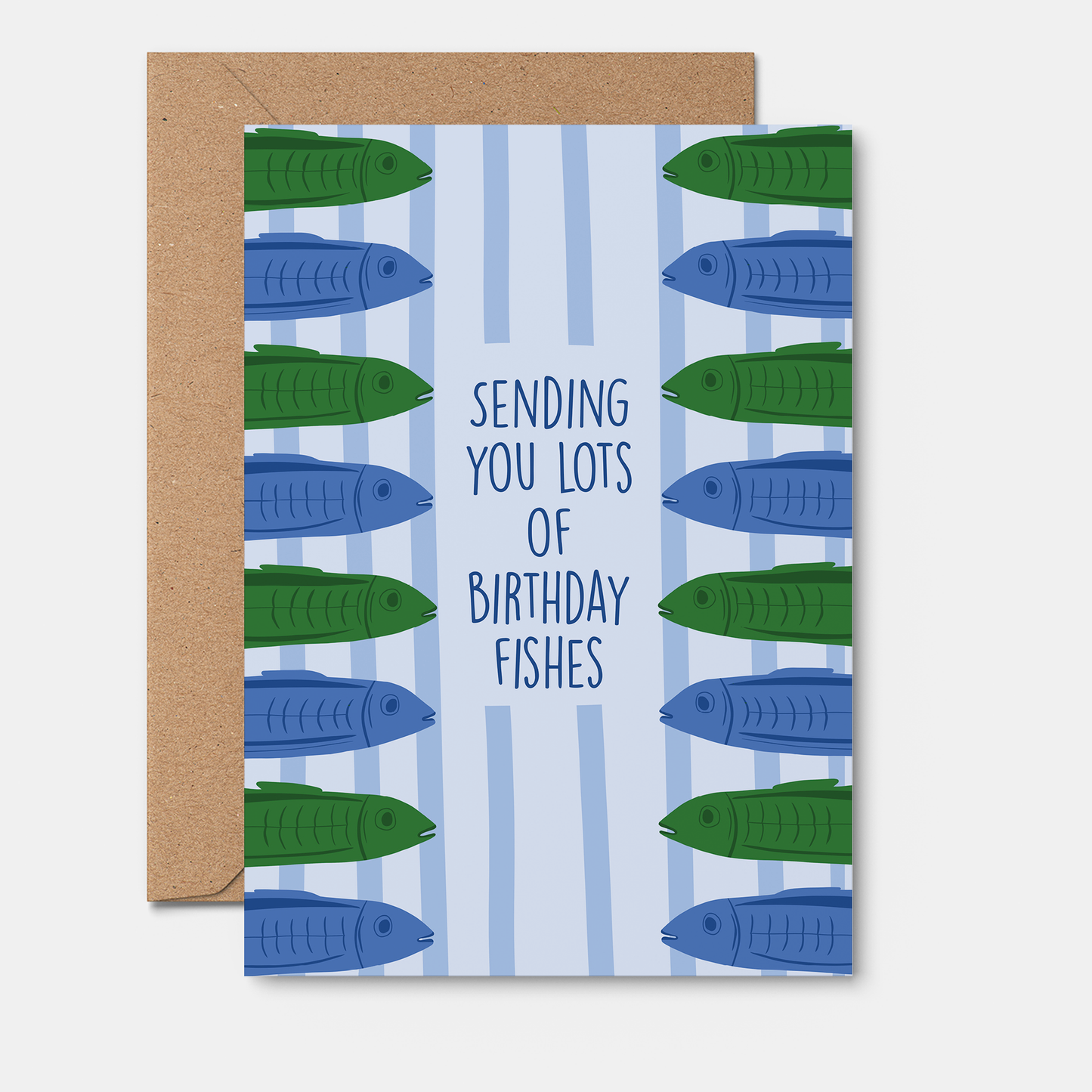 From Rosalie - Funny Birthday Card - Birthday Fishes | Greeting Card