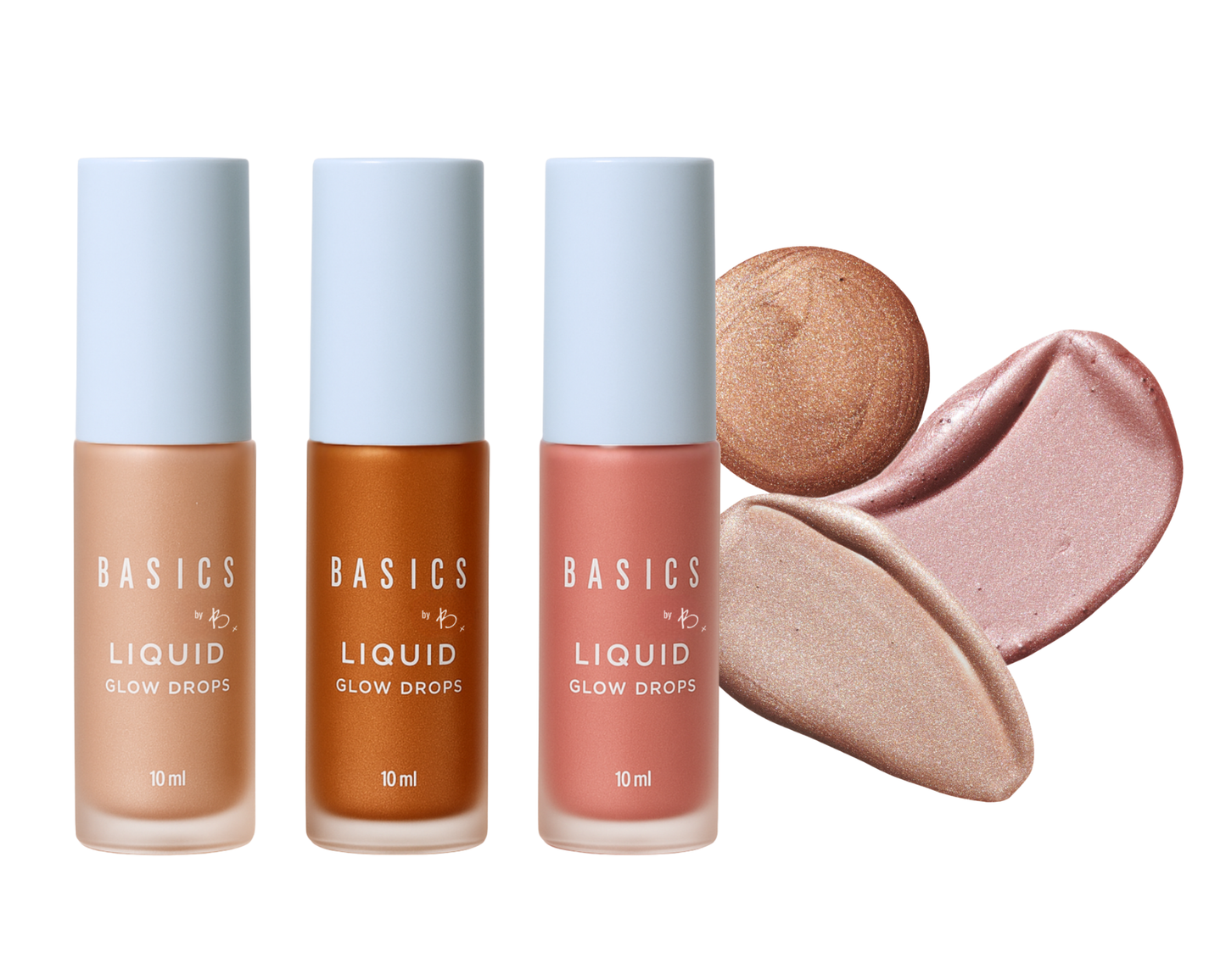 Basics By B - Liquid Glow Drops: Marbella (pink)