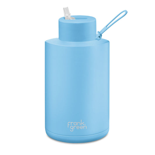 Frank Green 68oz / 2L Ceramic Straw Lid Bottle - Sky Blue