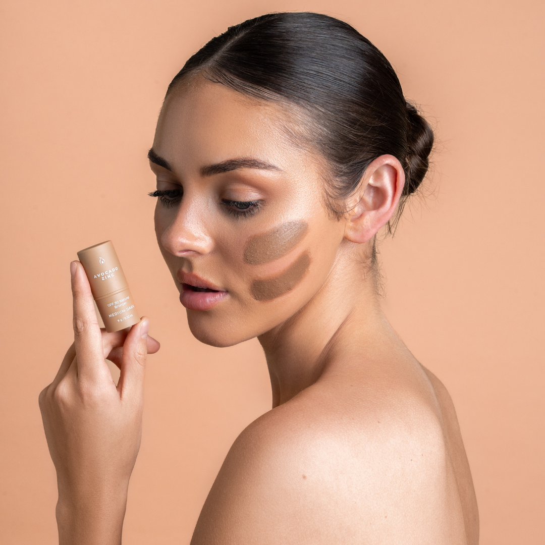 Avocado Zinc - SPF 50 Natural Bronzer: Medium-Dark
