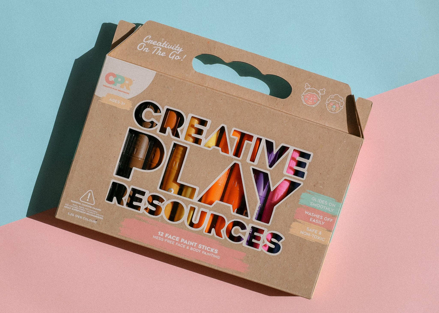 Creative Play Resources - Face Paint Sticks - 12 pack