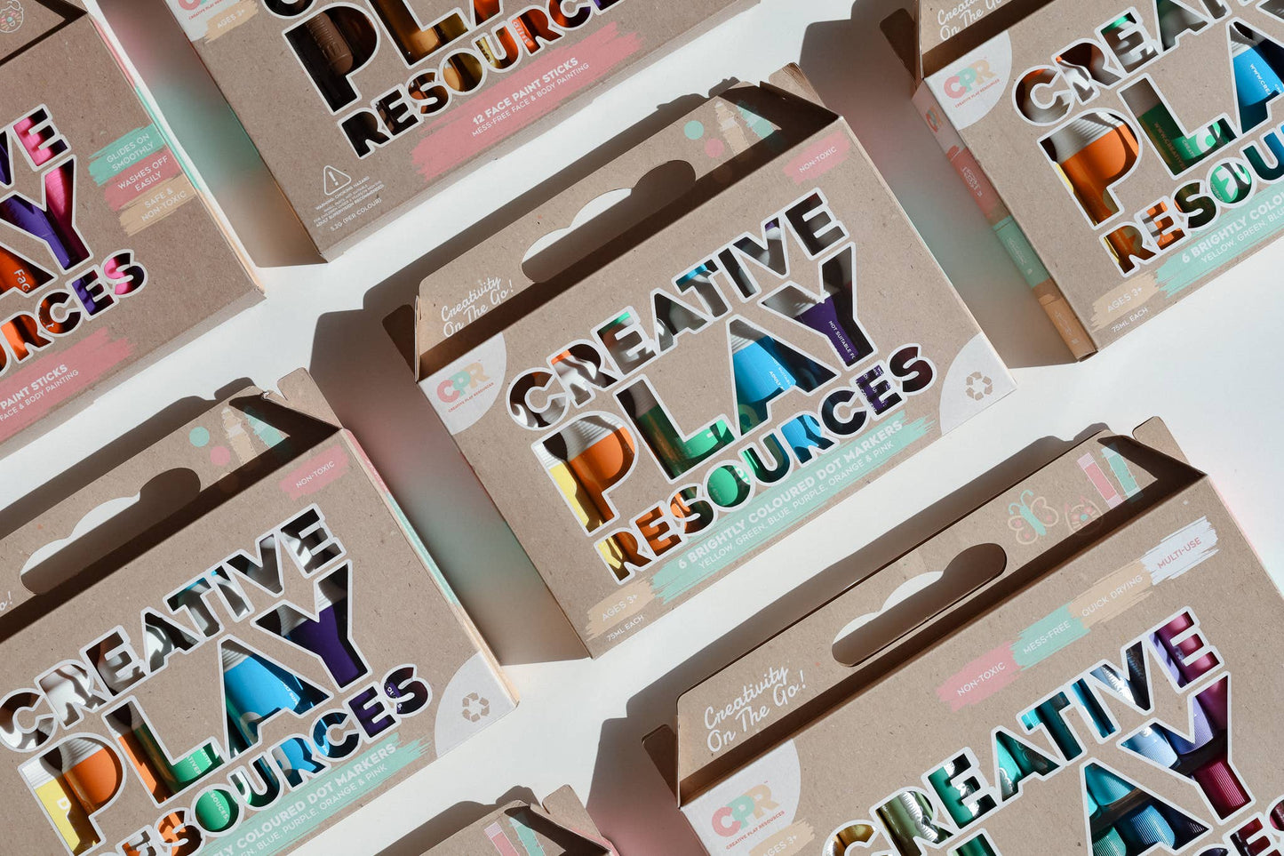 Creative Play Resources - Dot Markers - 6 pack