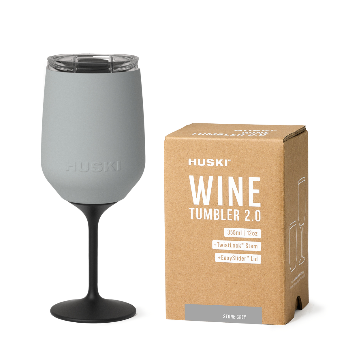 Huski - Huski Wine Tumbler 2.0 - Stone Grey