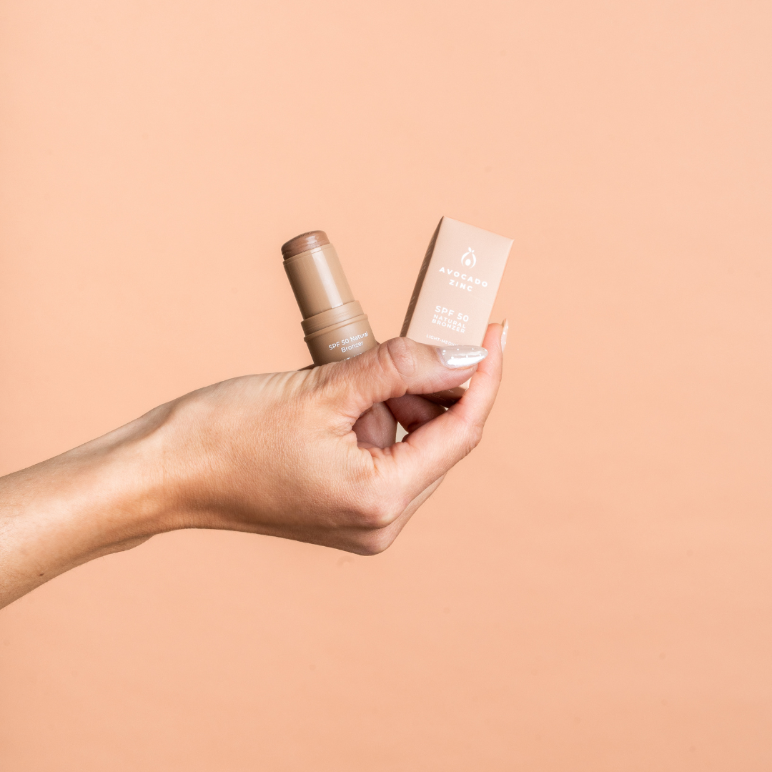 Avocado Zinc - SPF 50 Natural Bronzer: Medium-Dark