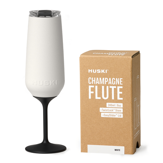 Huski - Huski Champagne Flute - White