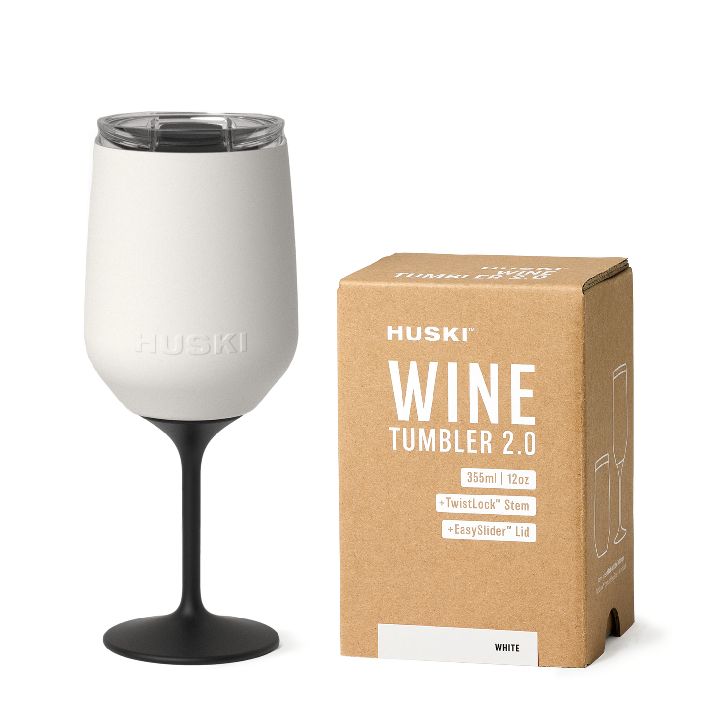Huski - Huski Wine Tumbler 2.0 - White