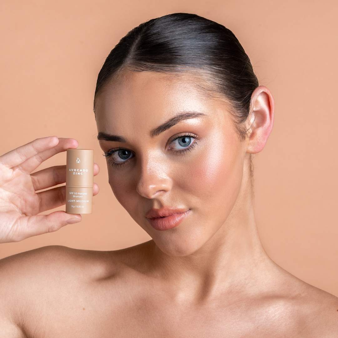 Avocado Zinc - SPF 50 Natural Bronzer: Medium-Dark