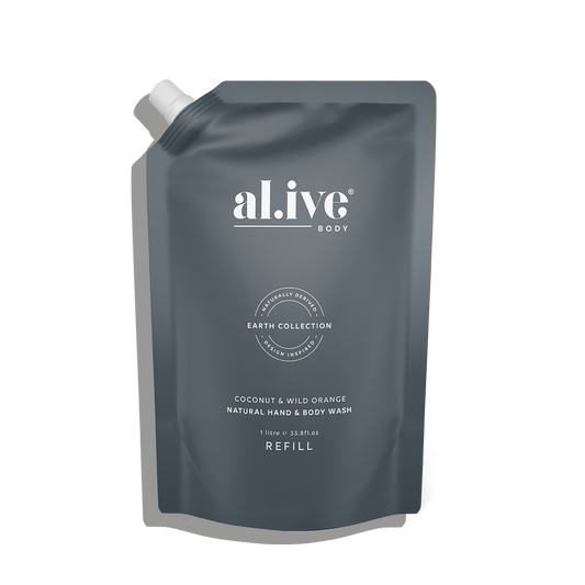 Al.ive 1L Wash Refill - Coconut & Wild Orange