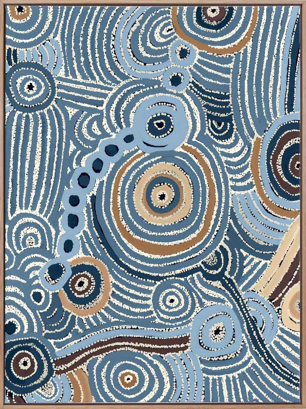 Connecting Waterways Canvas Art Print