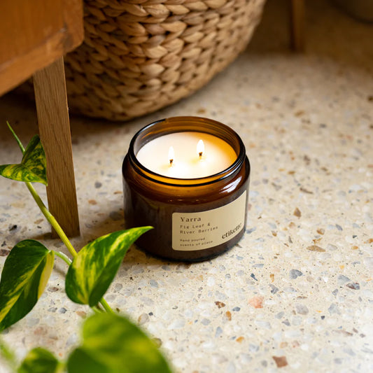 Etikette Candle - Yarra in Fig Leaf & River Berries