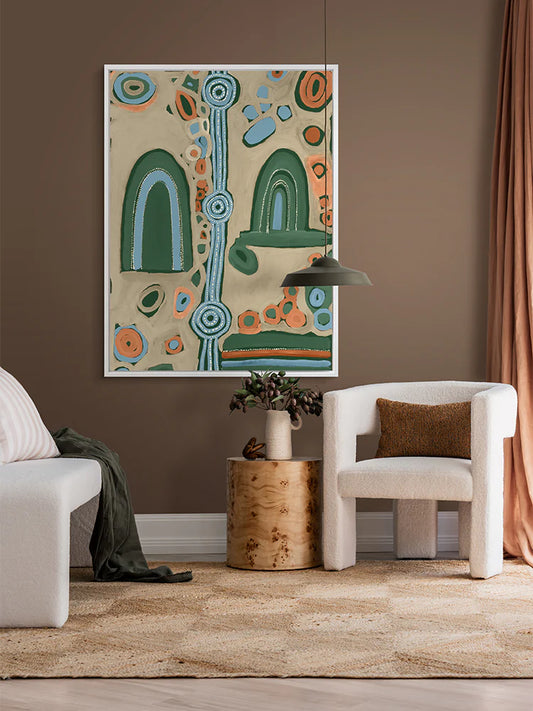 Gulbirmarra Baldya Canvas Art Print