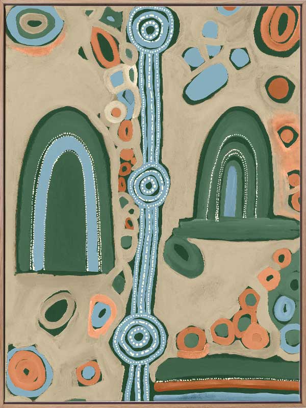 Gulbirmarra Baldya Canvas Art Print