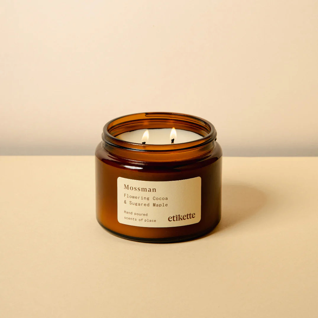 Etikette Candle - Mossman in Flowering Cocoa & Sugared Maple