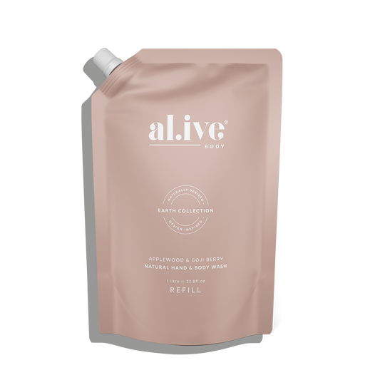 Al.ive 1L Wash Refill - Applewood & Goji Berry