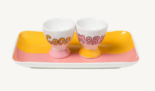 In The Round House - Good Morning Egg Cup Set x 2