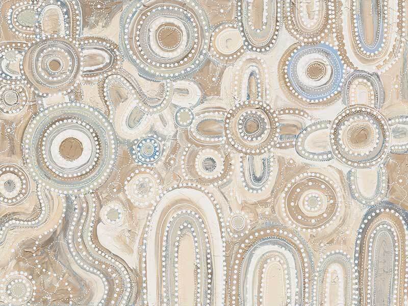 Yinaagang Neutral Canvas Art Print- Amanda Hinkelmann