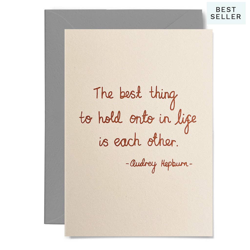 Me & Amber - HEPBURN QUOTE: Wholesale