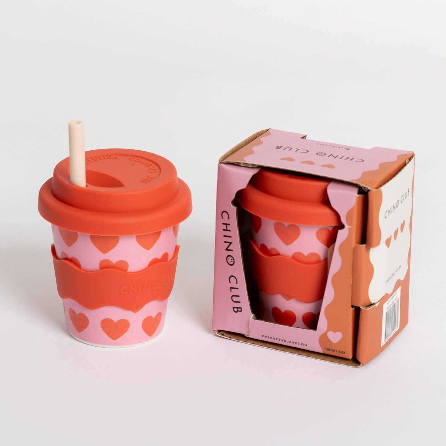 Chino Club - Hearts Babychino Cup 4oz