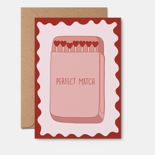 Quokka the Rocker - Perfect Match LOVE GREETING CARD, anniversary, wedding